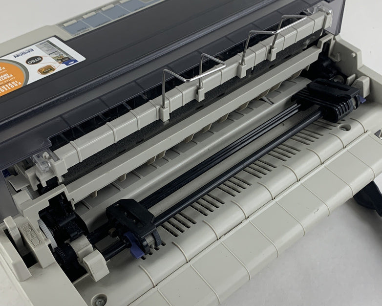 Epson LX-300+II P170B Dot Matrix 9-Pin Printer Bad Paper Feed Tested No Ribbon