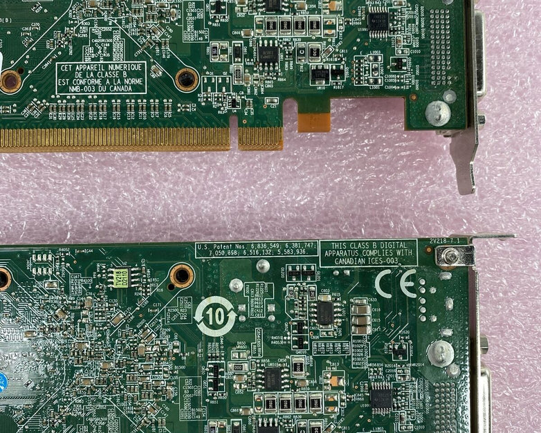 Dell 01CX3M 512MB ATI Radeon HD6350 DMS-59 Video Cards 109-C09057-00 (Lot of 6)