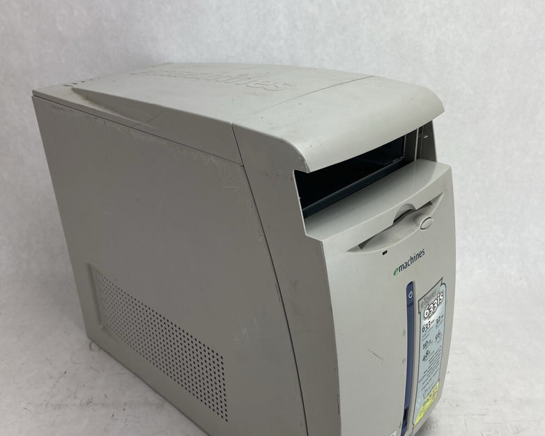 eMachines eTower 633is MT Intel Celeron 633HMz 512MB RAM No HDD No OS