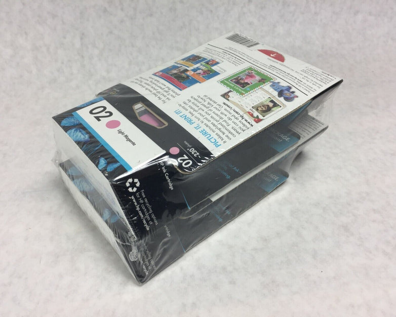 Genuine HP 02 Light Magenta C8775WN Lot of 4 Warranty date Jun 2011 Sealed