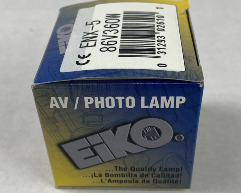 Eiko ENX-5 86V360W AV/Photo Lamp (Lot of 5)