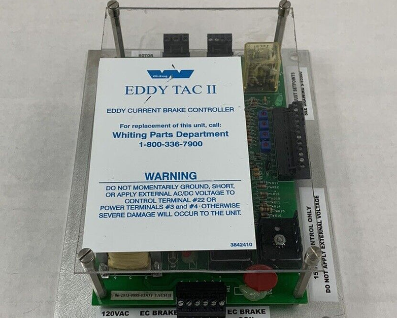 Whiting EDDY TAC II 040553X Eddy Current Brake Controller