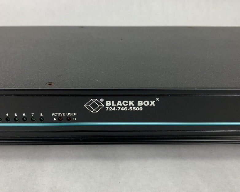 Black Box ServSwitch Duo IPC 8-Port KV6108SA-R2 Tested
