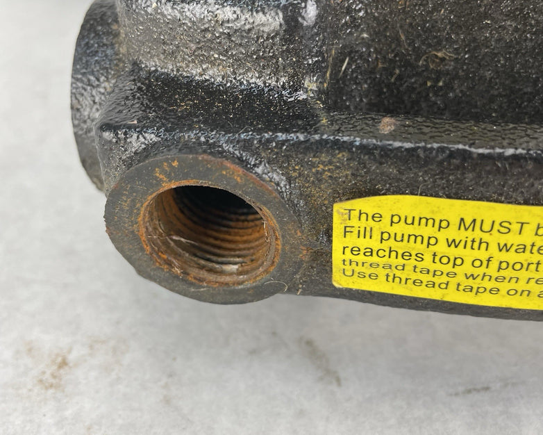Utilitech Cast Iron Transfer Pump 1/2 HP Untested
