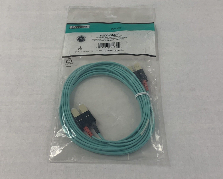 Lot of (4) PANDUIT FXD3-3M3Y / FXD33M3Y (NEW IN BOX)