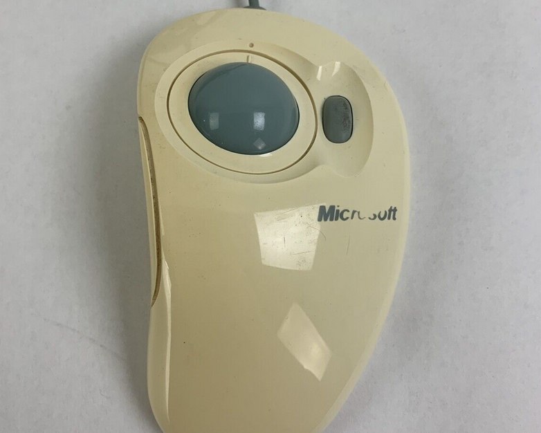 Microsoft X03-09209 Intellimouse Trackball PS/2 Vintage Tested