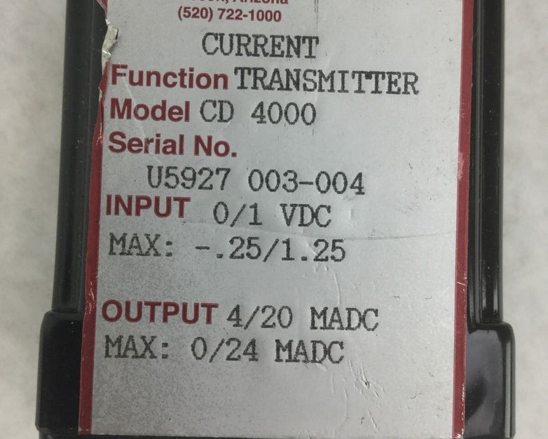 AGM Electronics Current Transmitter CD 4000