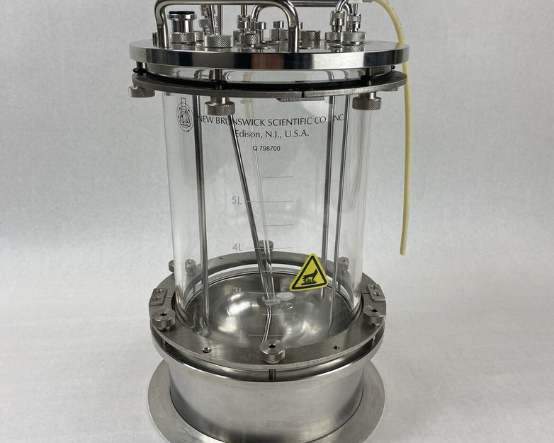 New Brunswick Scientific 5L Vessel Fermentor Bioreactor Q798700