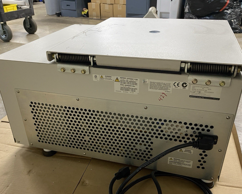 Beckman Coulter Allegra X-15R Refrigerated Centrifuge - S7 Sytem Error