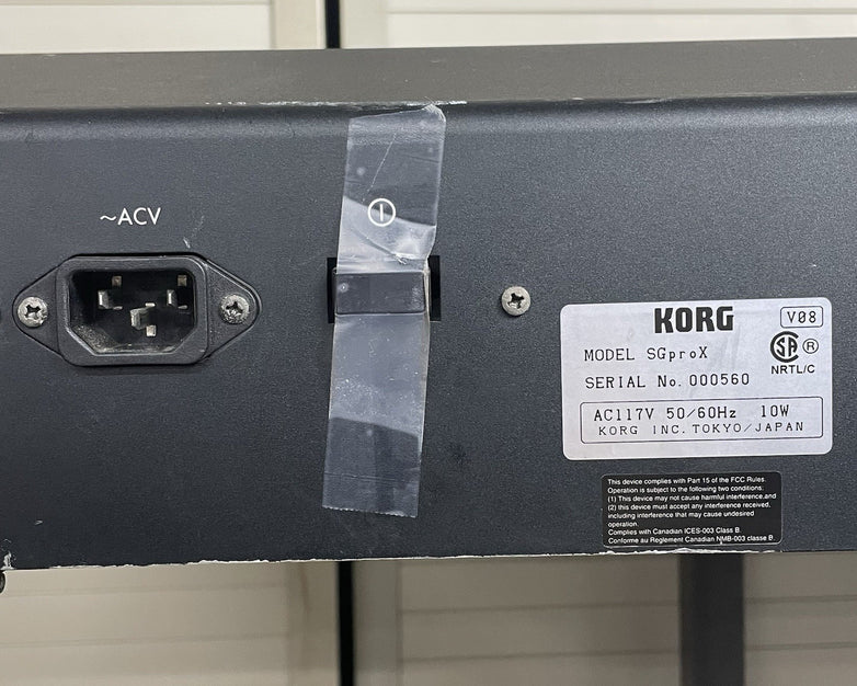 KORG SGproX 88-Key Digital Stage Piano Controller Bad Switch Parts and Repair