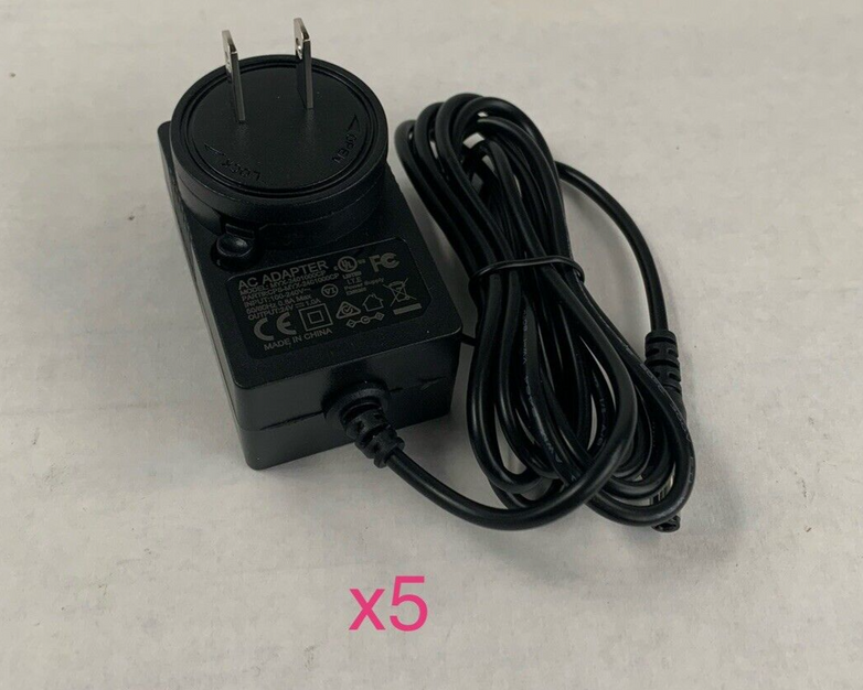 Lot of 5 MYX-2401000CP 24V 1A AC Adapter Power Supply