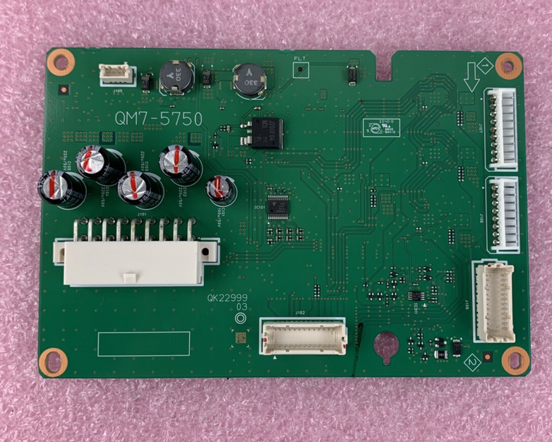 Canon QM7-5750 Power Control PCB Board Pulled From Powered Canon WG7250F