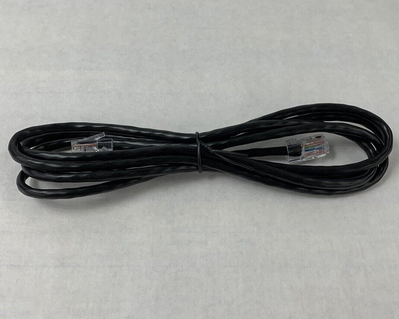 Unbranded RJ-45 Ethernet Cable Black 6 Ft (Lot of 4)