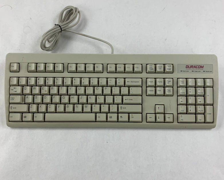NMB RT2258TW Technologies Wired Keyboard Duracom Tested