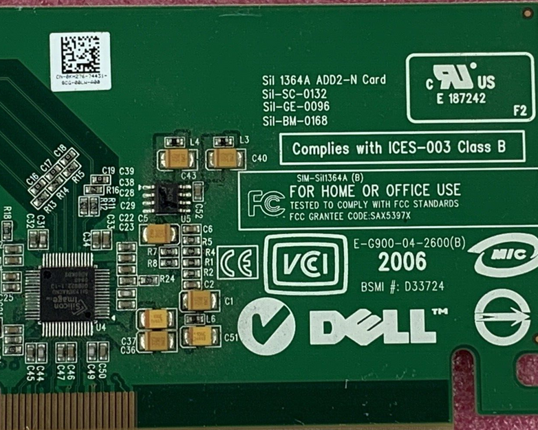 Lot of 6 Dell KH276 Sil 1364A ADD2-N High Profile Video Card