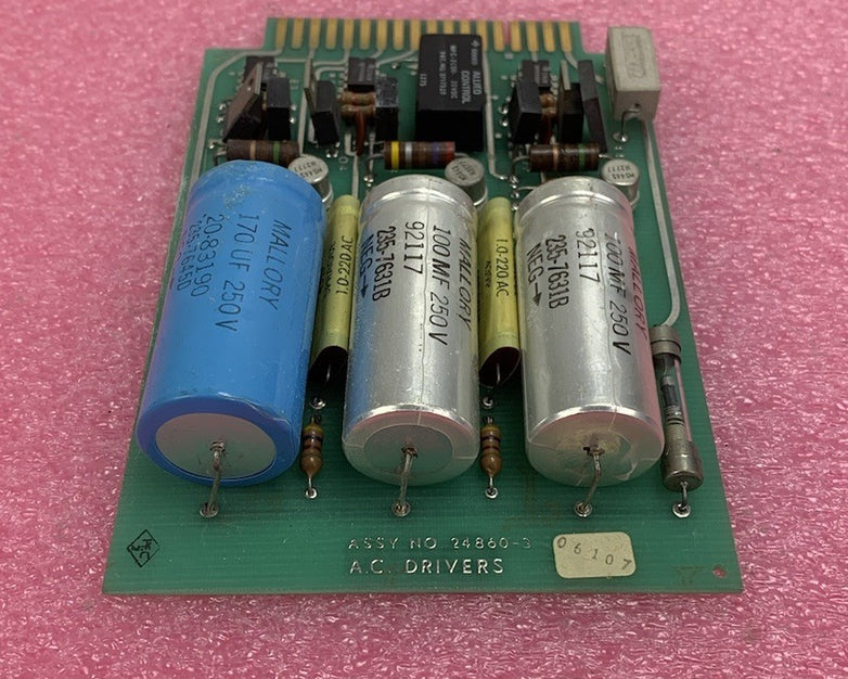 MSI 06107 A.C. Drivers Assy No 24860-3 Card