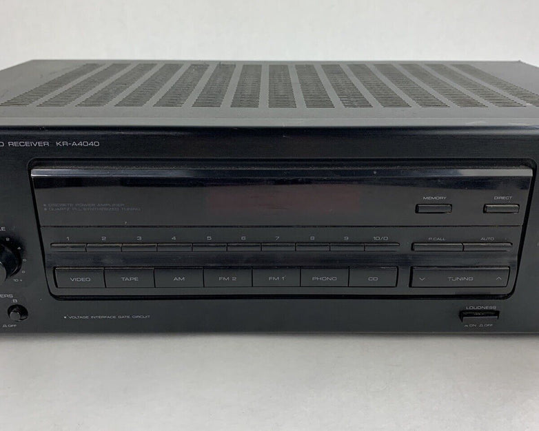 Kenwood KR-A4040 2 Channel Stereo Receiver No Remote No Power For Parts