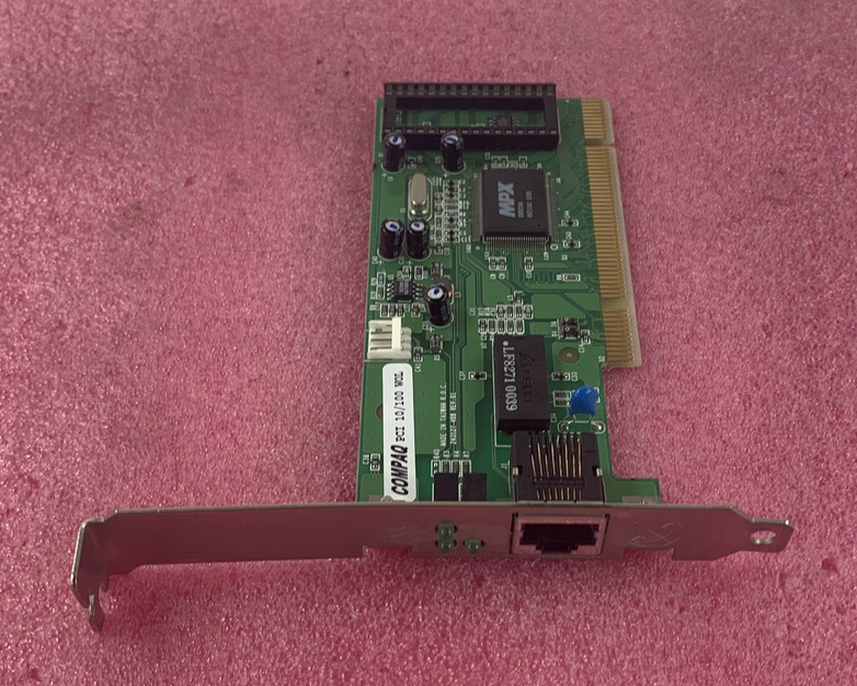 Lot of 2 Compaq 157045-001 10/100 WOL PCI NIC Ethernet Controller 153110-001