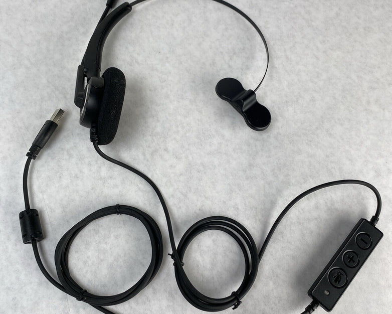Lot of 5 Voice joy T600F-USB Wired Binaural Headset