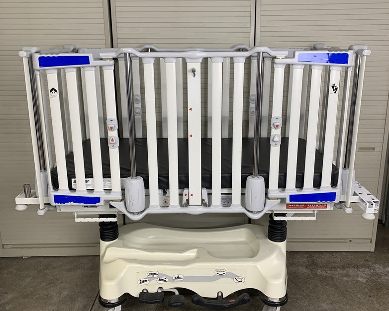 Stryker Cub FL19H Pediatric Crib with Mattress No Handles on Doors No Scale