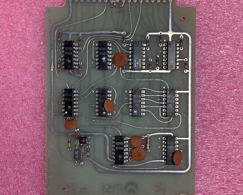 MSI Vintage 1975 Manual Switch Buffers & Logic 24866 Micromedic Card