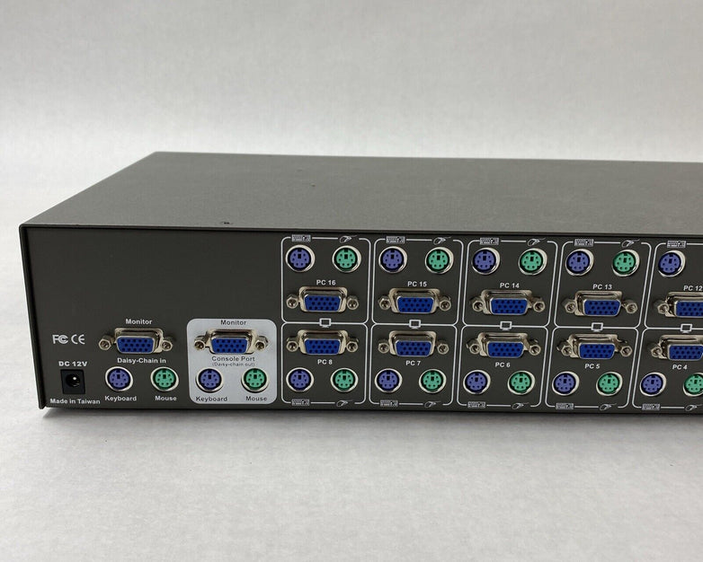 D-Link DKVM-16 PS/2 16-Port KVM Keyboard Video Mouse Switch