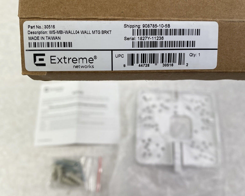 Extreme Networks WS-MBI-WALL04 Mounting Bracket for Wireless Access Point