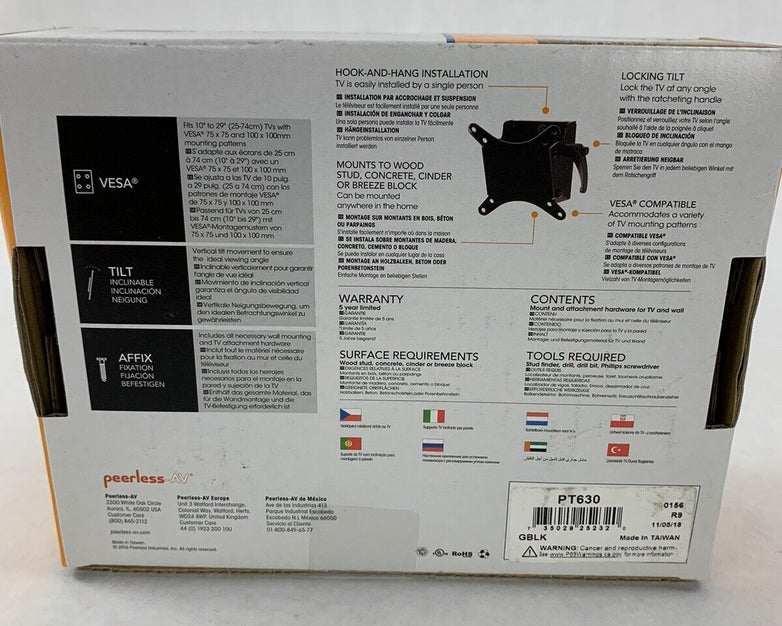Peerless PT630 TV Mount