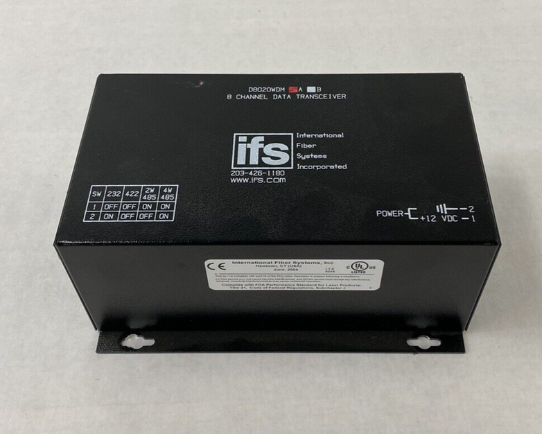 International Fiber Systems IFS D8020WDM 8 Channel Data Transceiver
