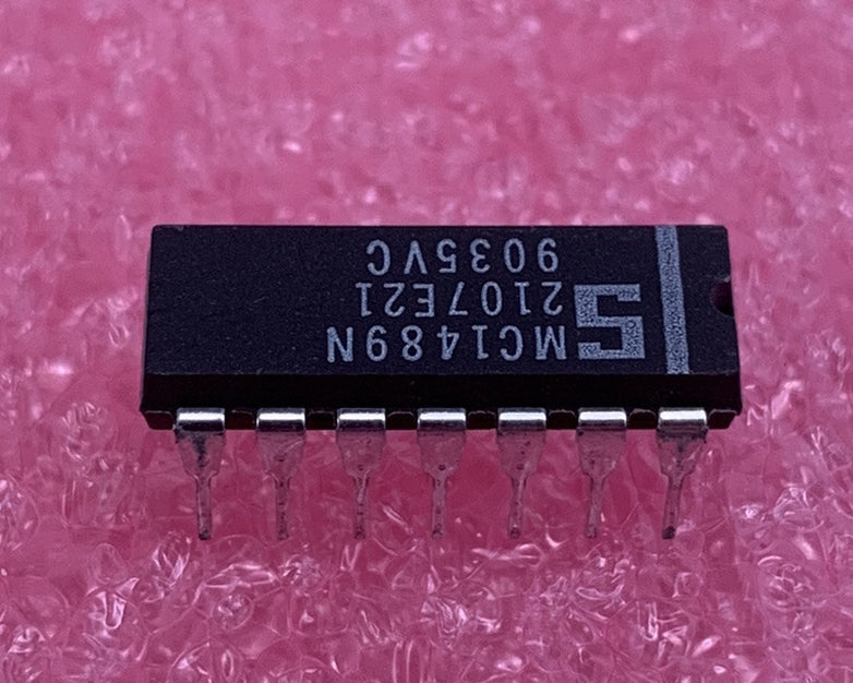 Signature MC1489N Quad Line Receiver IC (Lot of 6)