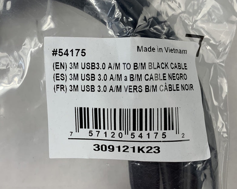 C2G 54174 3M USB3.0 Cable (Lot of 5)