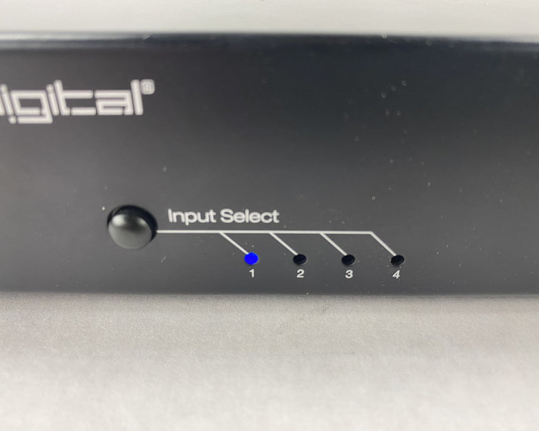Key Digital KD-HD4x1ProK HDMI Switcher Power Tested No AC Adapter