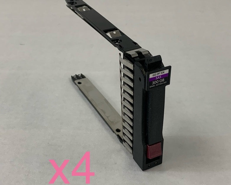 HP 507284-001 300GB HDD Caddy (Lot of 4)