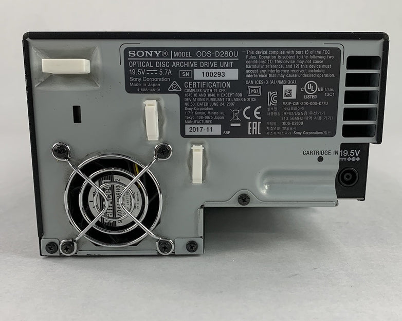 Sony ODS-D280U Optical Disk Archive Drive Unit - Parts or Repair