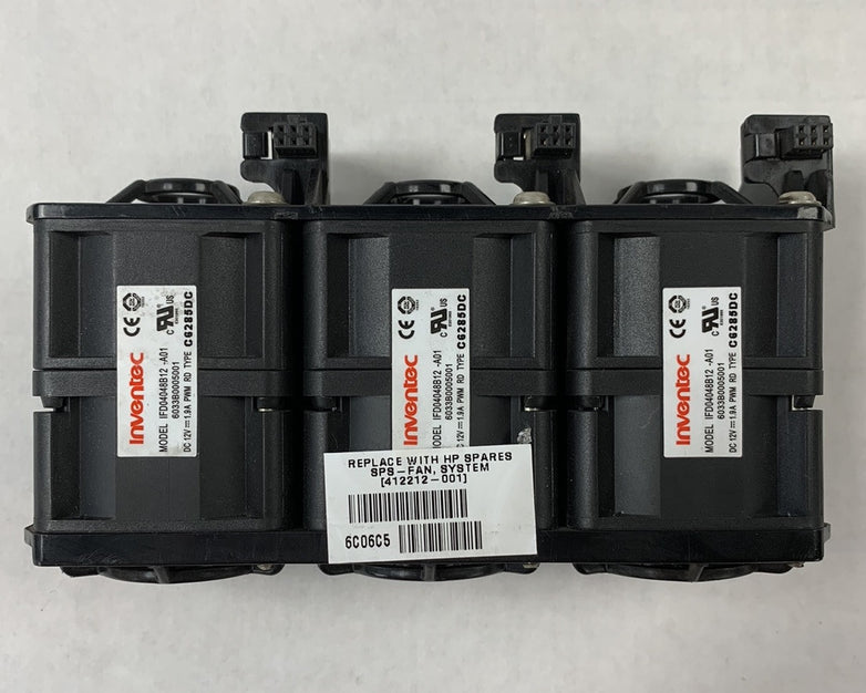 HP 412212-001 Fan System (Lot of 3)