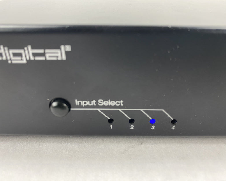 Key Digital KD-HD4x1ProK HDMI Switcher Power Tested No AC Adapter