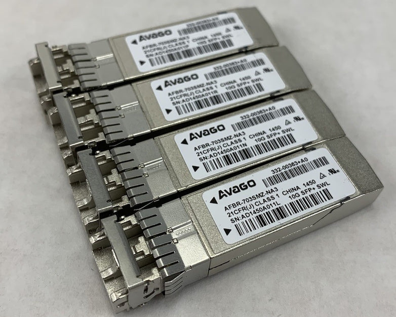 Avago AFBR-703SMZ-NA3 Transceiver Module (Lot of 4)