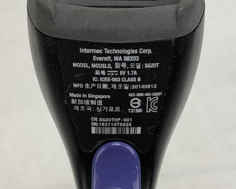 Intermec SG20T Barcode Scanner With Stand