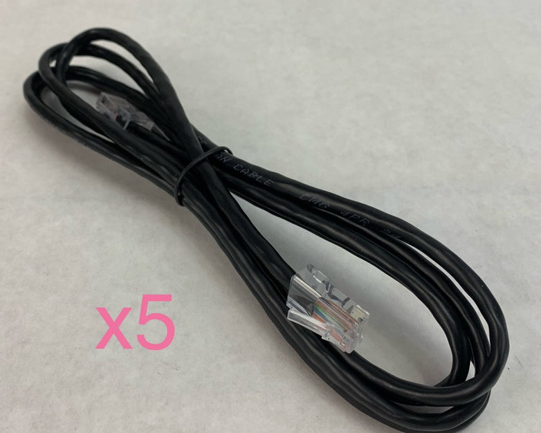 CAT5E RJ-45 Patch Cable 6ft (Lot of 5)