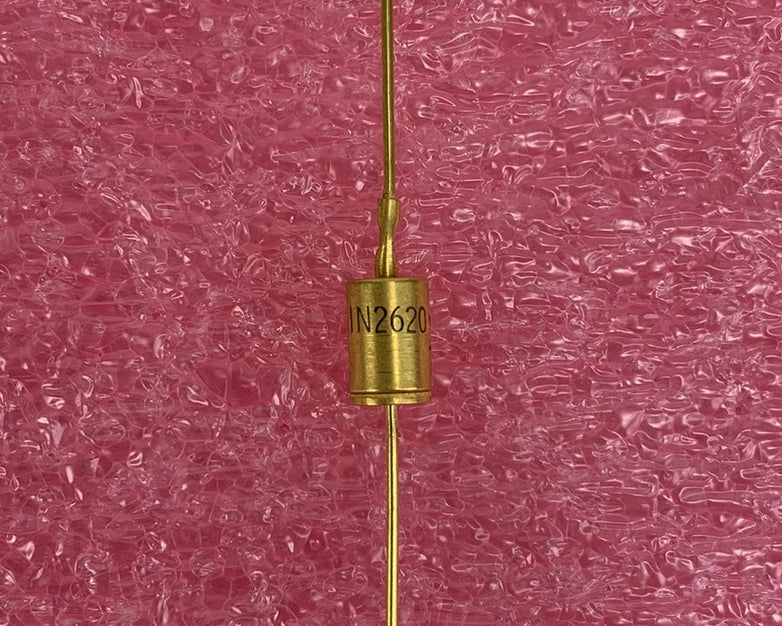 Motorola 1N2620 Axial Gold Zener Diode (Lot of 3)