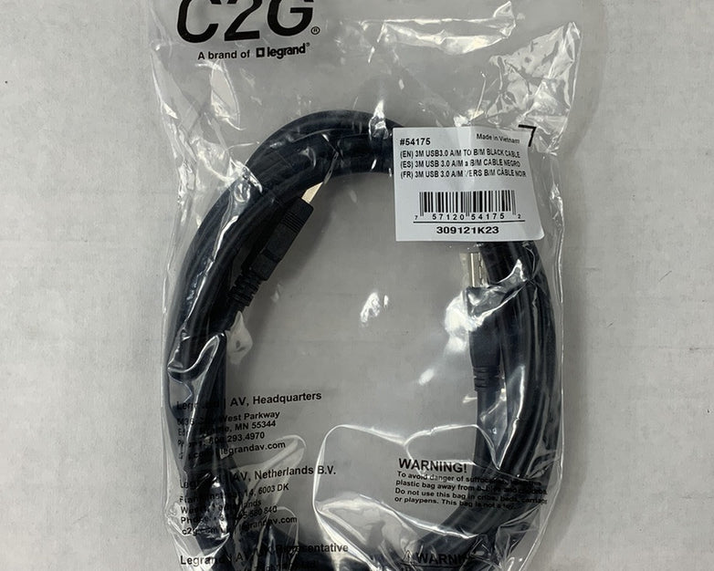 C2G 54174 3M USB3.0 Cable (Lot of 5)