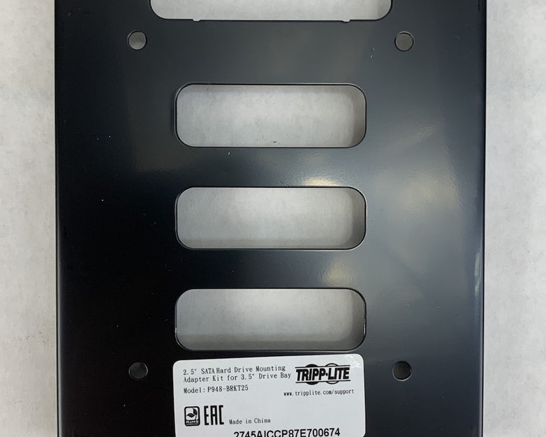 Tripp Lite 2.5" SATA Hard Drive Mounting Kit for 3.5" Drive Bay (Lot of 4)
