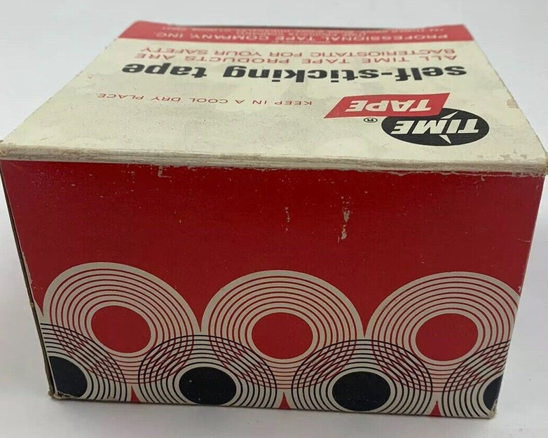 Time Tape 3/4" x 500" Self-Sticking Red Bacteriostatic Color-Code Tape - 8 Rolls