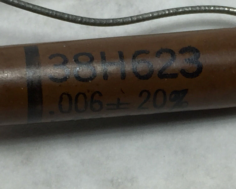 38H623 .006 600VDC 178703 Capacitor Lot of 4