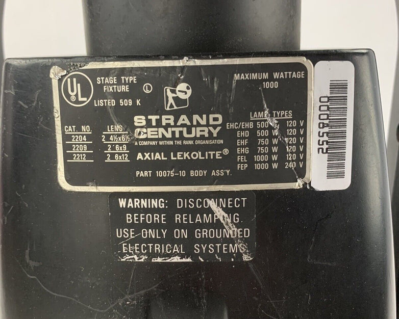 strand century stage lighting 10075-10 W/ Clamp