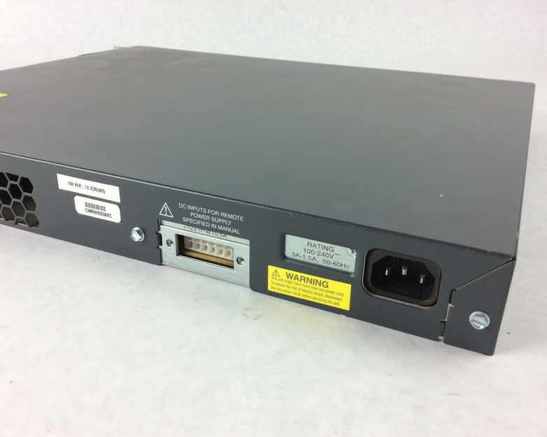 Cisco Catalyst WS-C3750G-24TS-S1U 24 Port Gigabit Network Switch