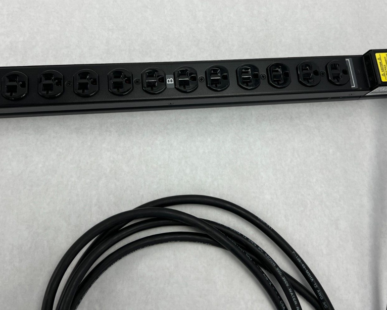 Server Rack PDU Power Watch MPS2E-11F2-12T 24 Outlet's 120V/16A
