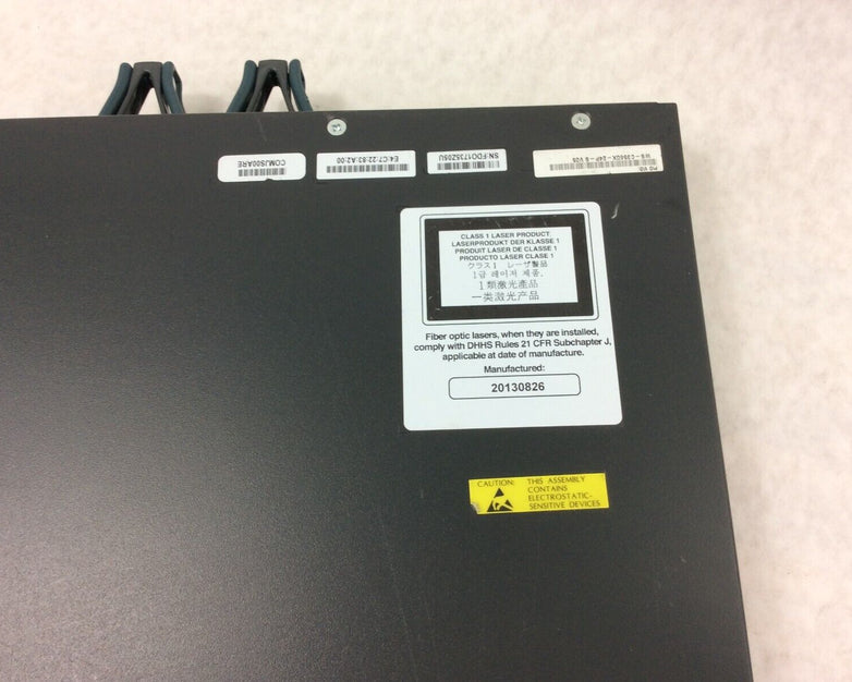 Cisco Catalyst 3560X GBE WS-C3560X-24P-S POE+ Network Switch