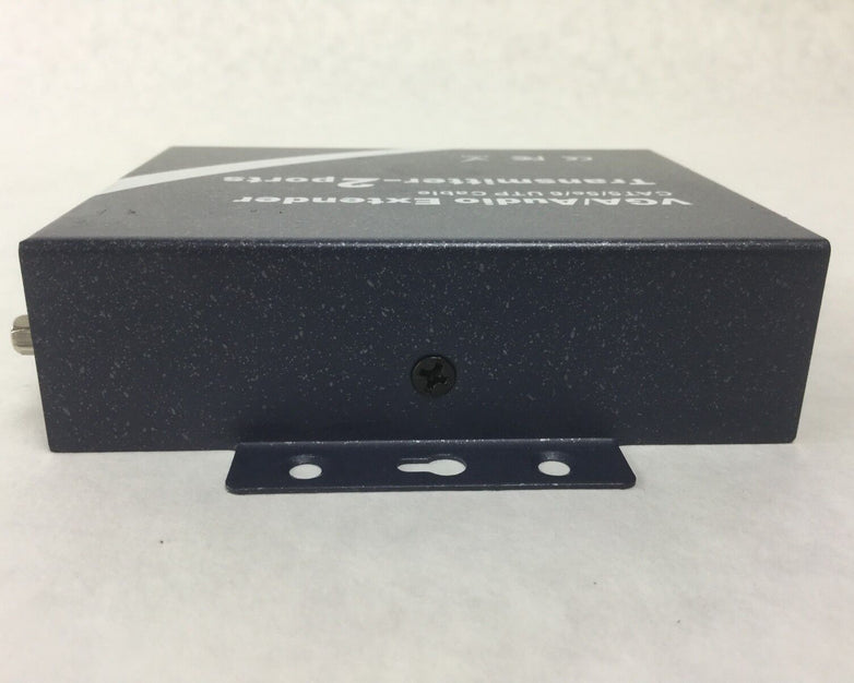 VGA/Audio Extender 1Transmitter-2ports(CAT5/5e/6 UTP Cable)w/Power Supply&Cables