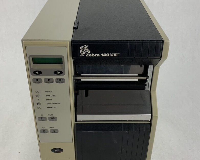 Zebra 140Xi III Label Ribbon and Thermal Printer Broken Window - For Parts